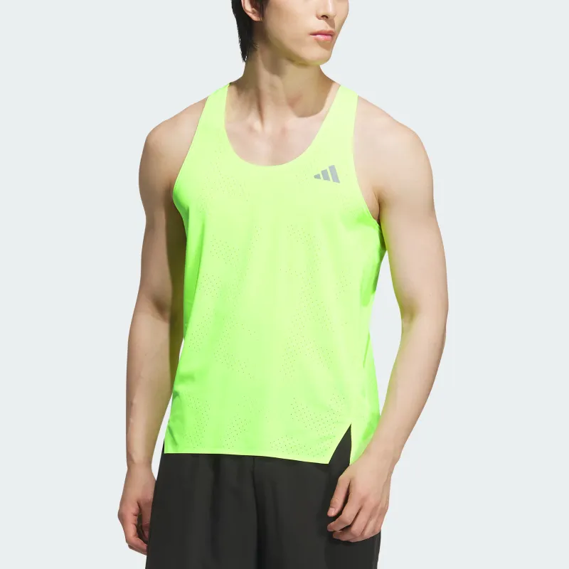 Adidas Tank Top Unisex Bright Lemon/Dark Silver Gray-1