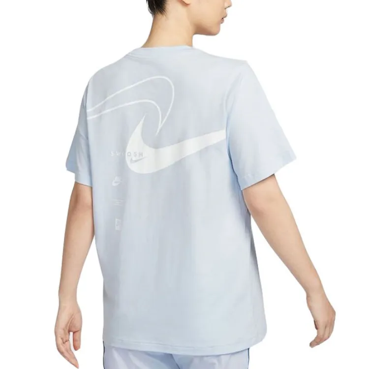 Nike T Shirt Women's Light Blue-1