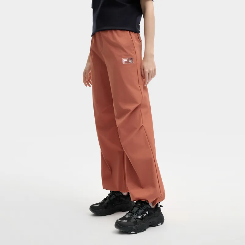 FILA x MAISON KITSUNE ORIGINALE Casual Pants Women's Fine Russet Red RD-2