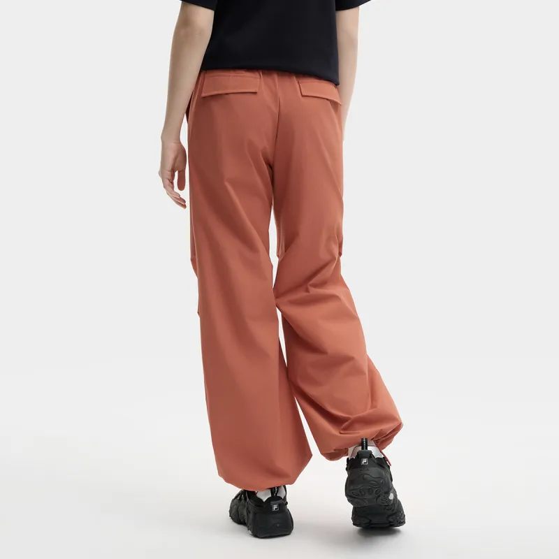FILA x MAISON KITSUNE ORIGINALE Casual Pants Women's Fine Russet Red RD-5
