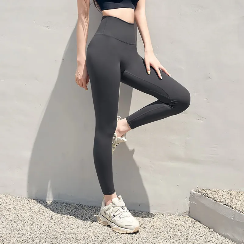 XEXYMIX Yoga Pants Women's Lightning Gray-4