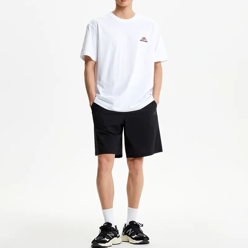 New Balance SEMI OVER FITUNI NB BOY T Shirt Unisex White-2