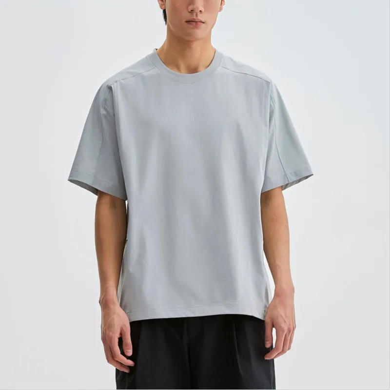 New Balance SEMI OVER FITFROZEN T Shirt Men's Light Gray-3