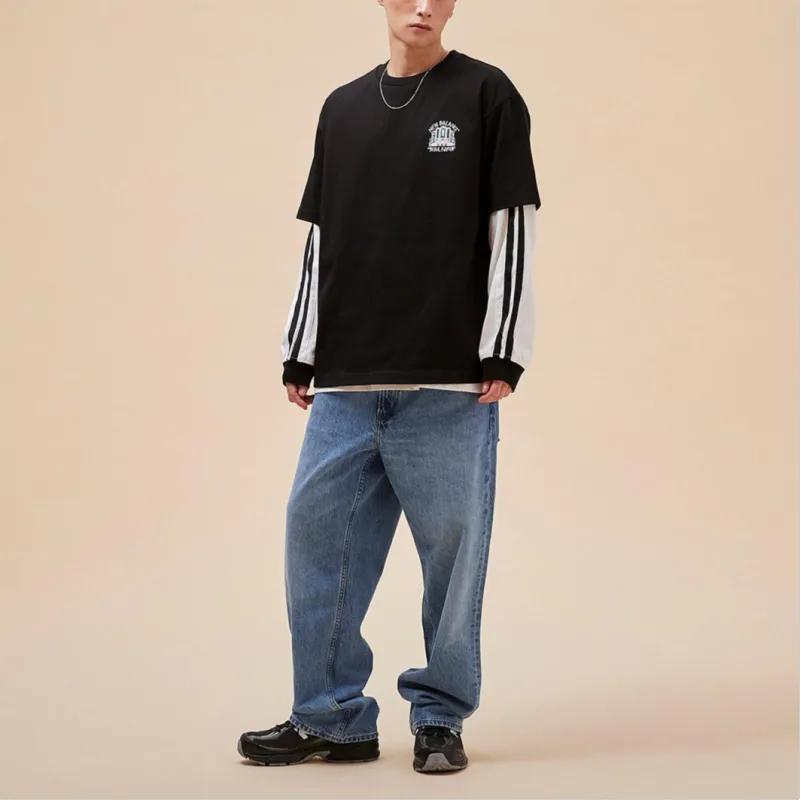 New Balance SEMI OVER FIT T Shirt Men's Black-2