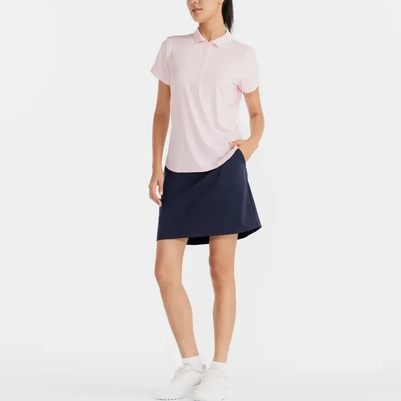 DECATHLON Polo Shirt Women's Quartz Pink-4