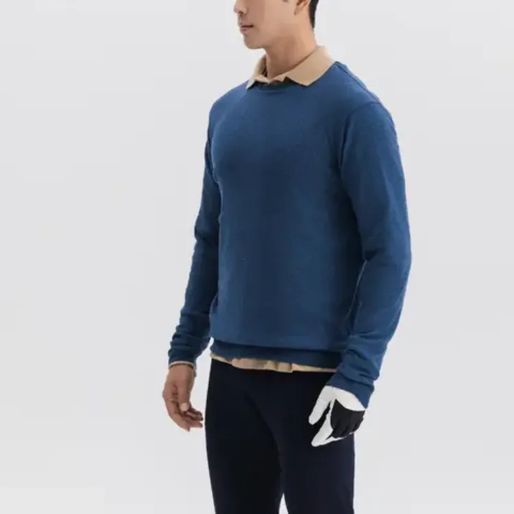 DECATHLON MW100 Knitwear Men's Denim Blue-3