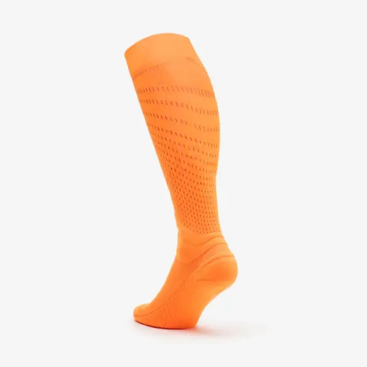 DECATHLON KIPSTA CLR Soccer Socks Men's 1 Pack Orange-2