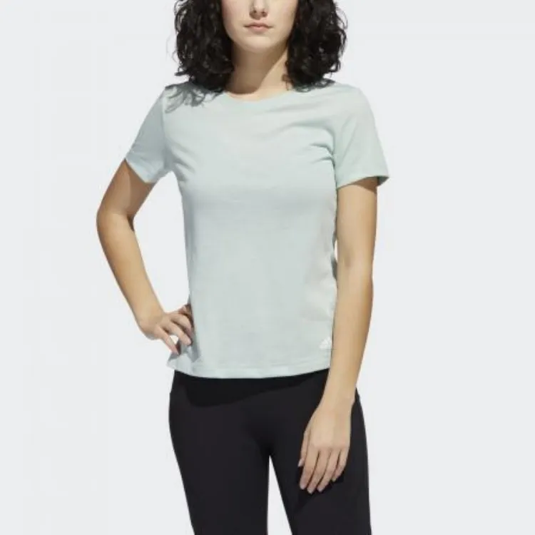 Adidas AEROREADY T Shirt Women's Light Green-2
