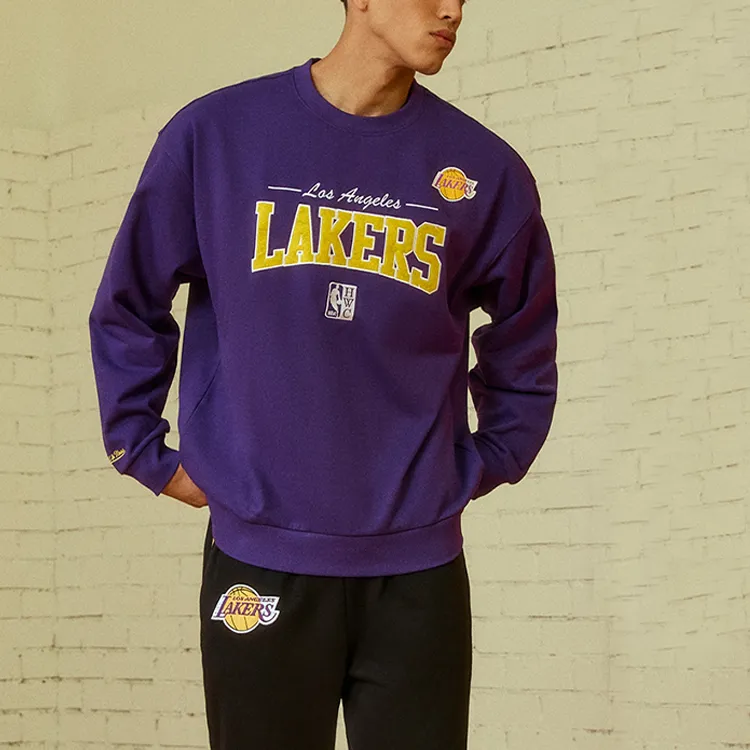 Mitchell & Ness Sweatshirt Unisex Purple-2