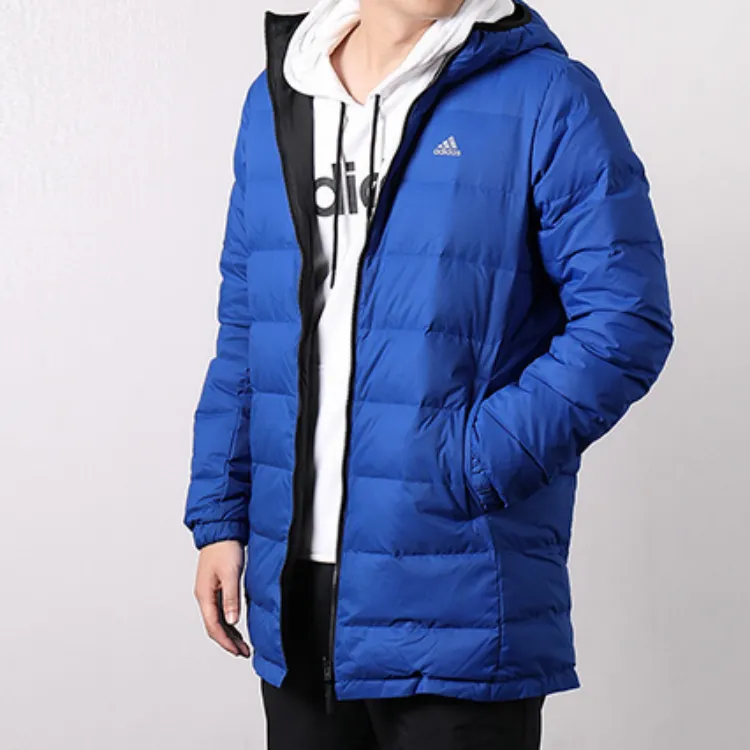 Adidas Down Jacket Men's Blue/Black-6