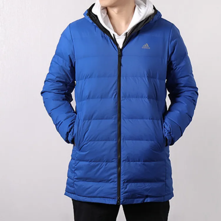 Adidas Down Jacket Men's Blue/Black-4