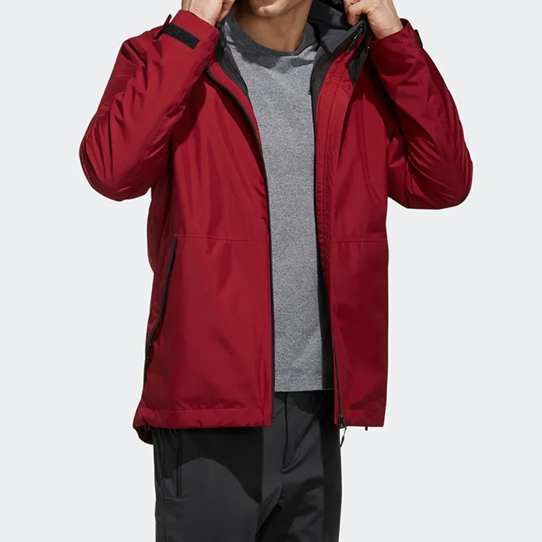 Adidas TERREX XPLR 3IN1 CPJKT Jackets Coats Men's Red-0