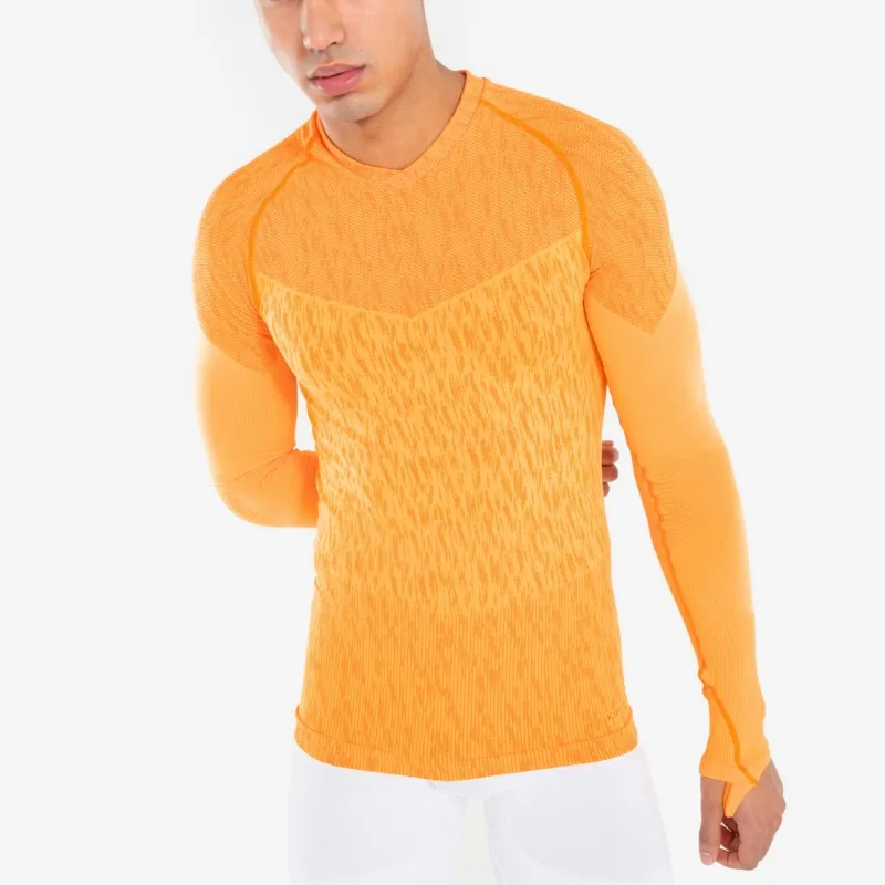 DECATHLON Soccer Jersey Unisex Neon Light Orange/Fragrant Orange-3