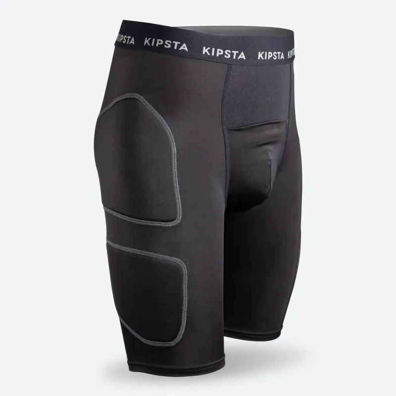 DECATHLON Sports Shorts Men's Black/Steel Gray-4