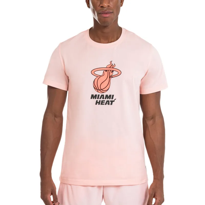 DECATHLON x NBA Heat Team T Shirt Unisex Pearl Pink-1