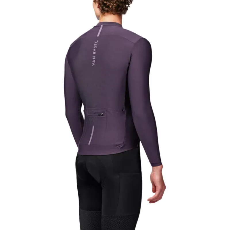 DECATHLON Cycling Clothing Unisex Dark Eggplant Purple/Pale Purple-1