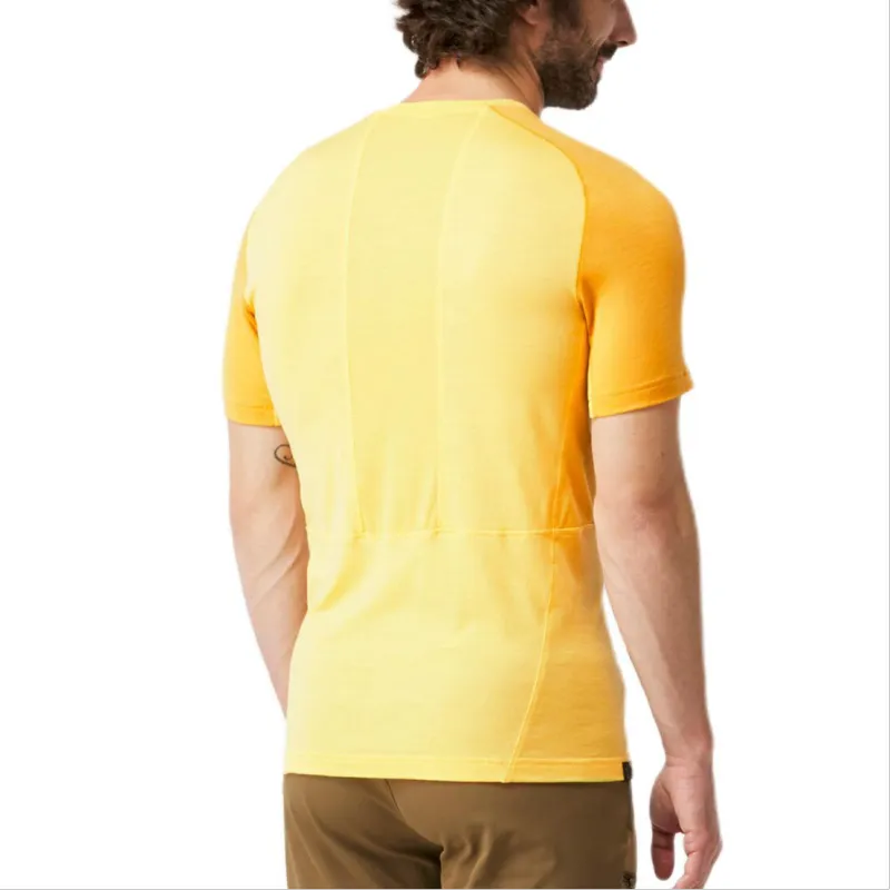 DECATHLON T Shirt Men's Mustard Yellow/Brown Yellow-2