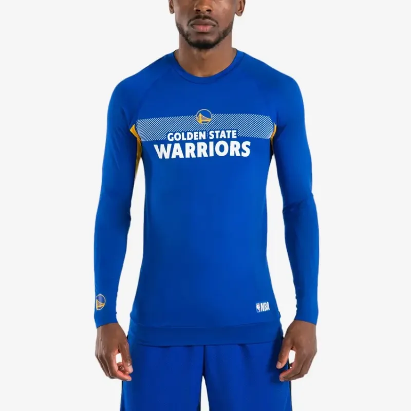 DECATHLON x NBA Golden State Warriors Basketball Jerseys Unisex Dark Indigo/Persimmon Yellow-2