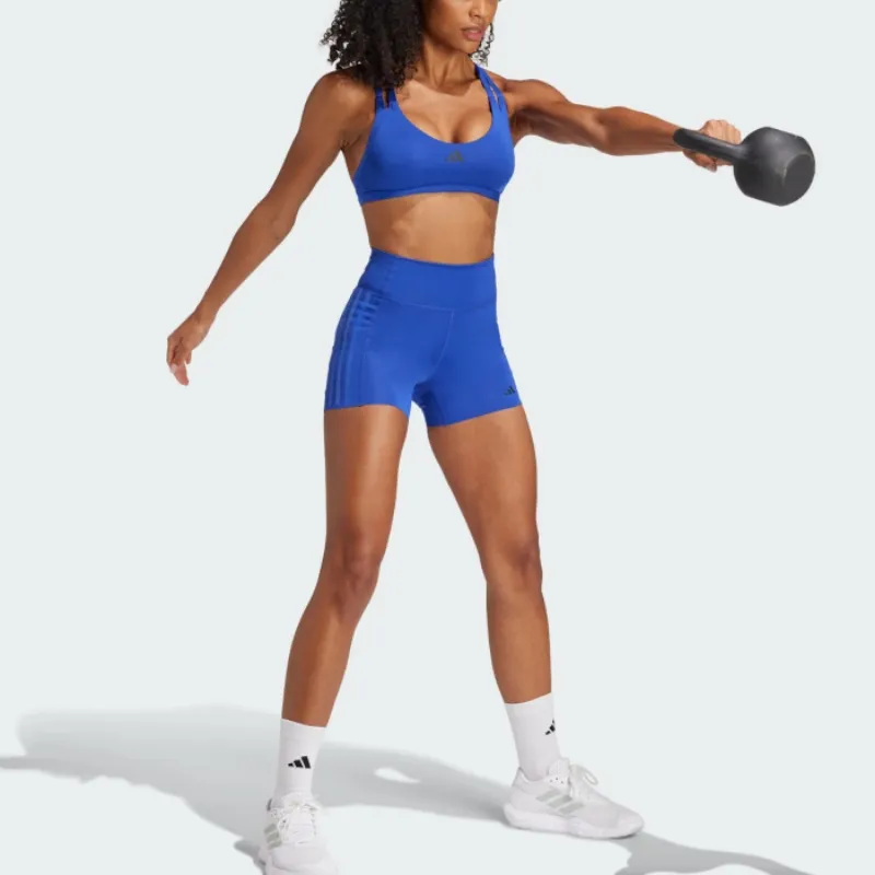Adidas AEROREADY Sports Underwear Women's Semi-Transparent Blue-4