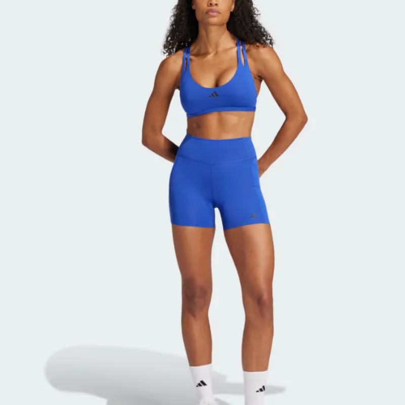 Adidas AEROREADY Sports Underwear Women's Semi-Transparent Blue-3