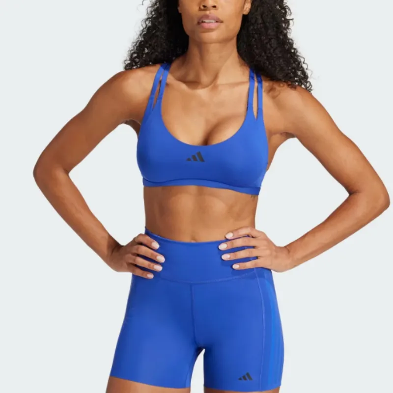 Adidas AEROREADY Sports Underwear Women's Semi-Transparent Blue-2