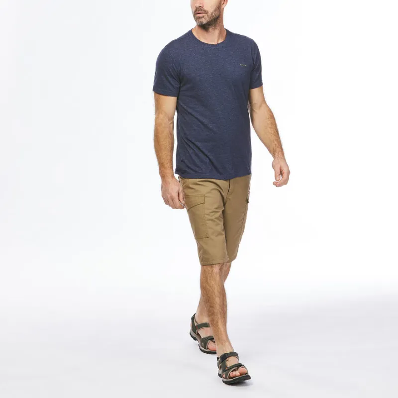 DECATHLON NH500 FRESH T Shirt Men's Blue Black-6