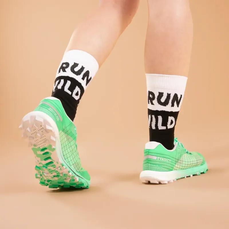 DECATHLON Running Socks Unisex 1 Pack Black-4