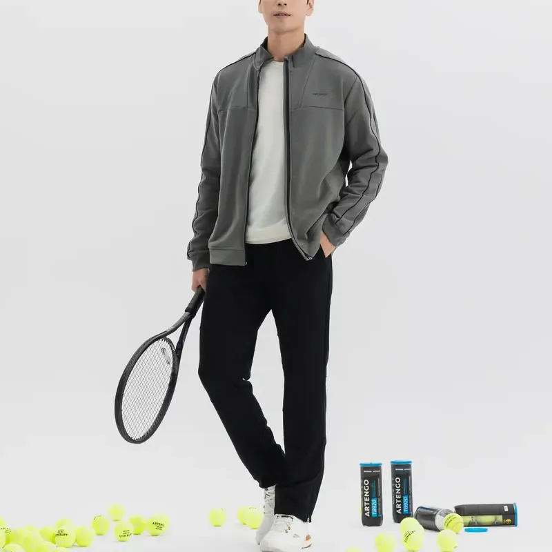 DECATHLON ARTENGO Jackets Coats Men's Khaki Gray-2