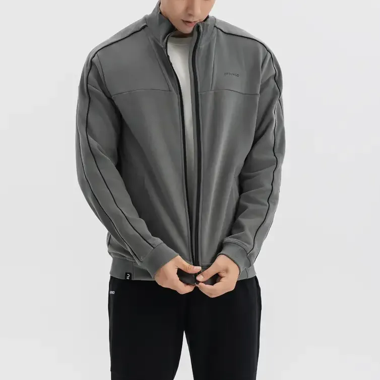 DECATHLON ARTENGO Jackets Coats Men's Khaki Gray-4