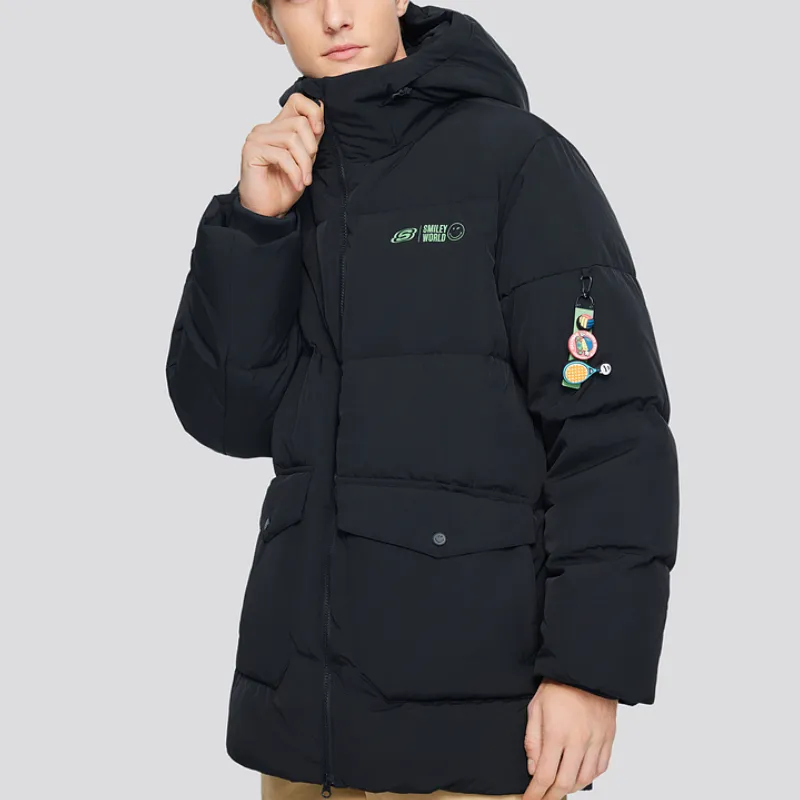 Skechers x SMILEYWORLD Down Jackets & Coats Men's Carbon Black-3