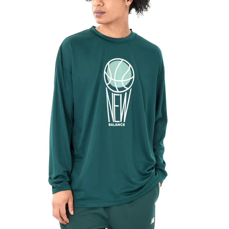 New Balance T Shirt Men's Night Watchman Green-2