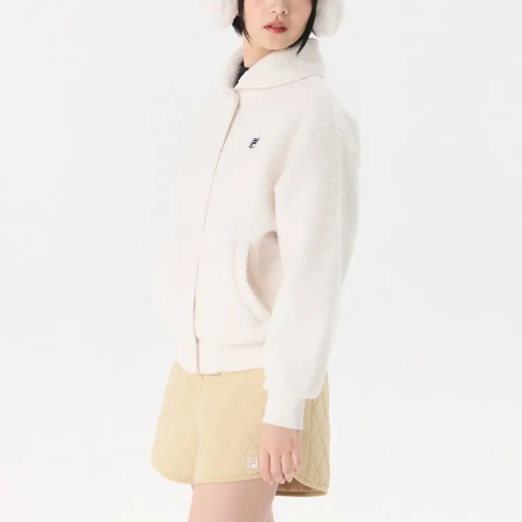 FILA Velvet Jackets Women's Cream-5