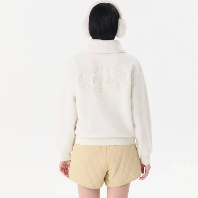 FILA Velvet Jackets Women's Cream-4
