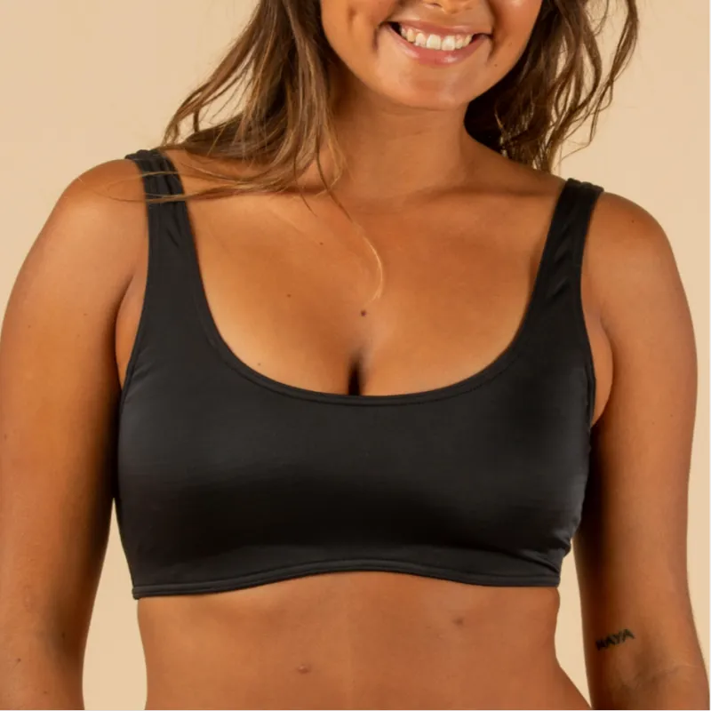 DECATHLON OLAIAN Two Piece Swimsuit Women's Black-2