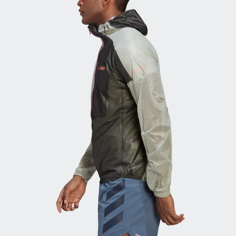 Adidas AGRAVIC RAIN Jacket Men's Gray/Black-3