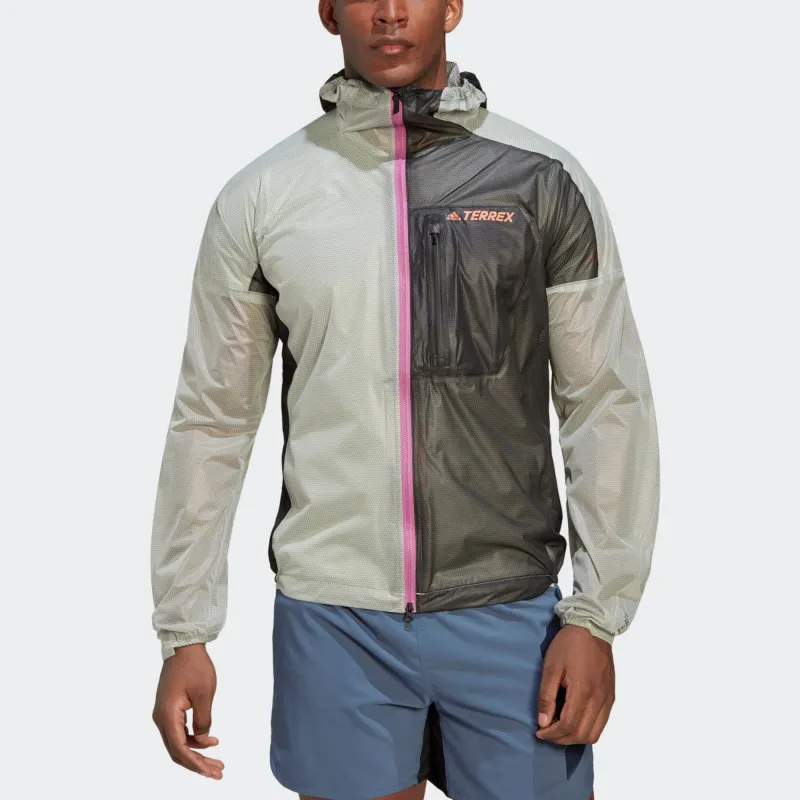Adidas AGRAVIC RAIN Jacket Men's Gray/Black-1