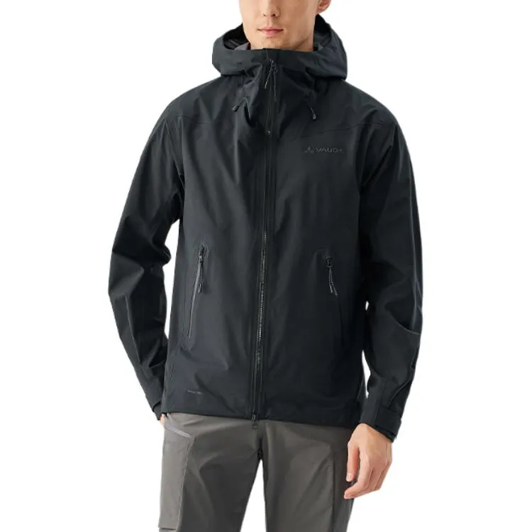 VAUDE Water-Resistant Windproof Breathable Warm Reflective With High Visibility Windbreaker Jacket Men's-8