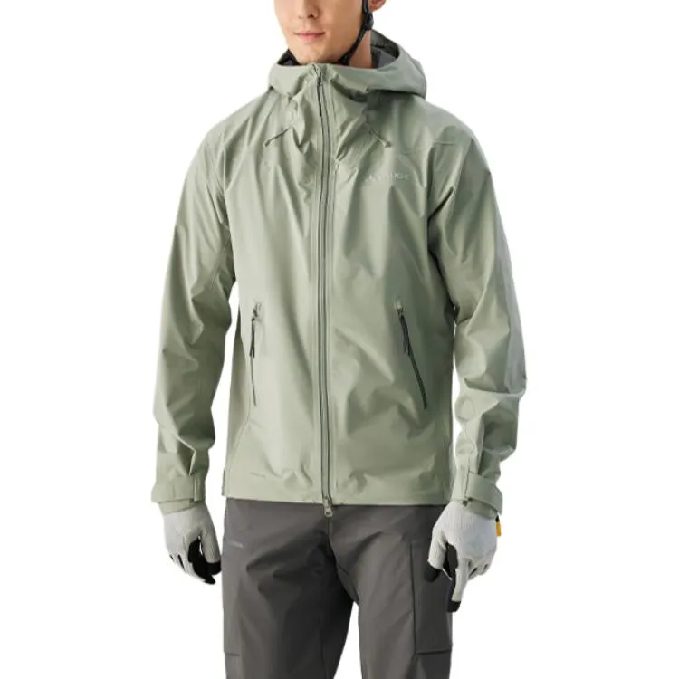 VAUDE Water-Resistant Windproof Breathable Warm Reflective With High Visibility Windbreaker Jacket Men's-5