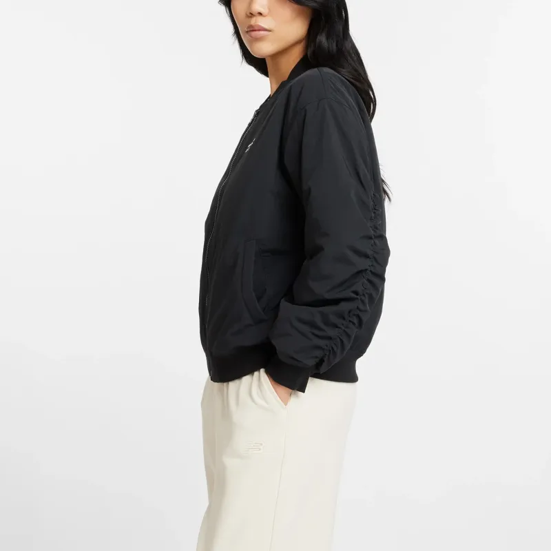 New Balance Linear Heritage Woven Jackets & Coats Women's Black-2