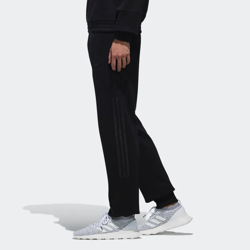 Adidas Knitted Sports Pants Men's Black-5