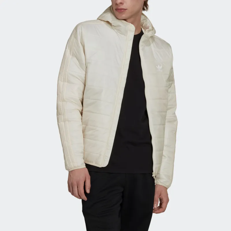 Adidas Originals Padded Hooded Puffer Jacket Puffer Jacket Men's Ecru-6