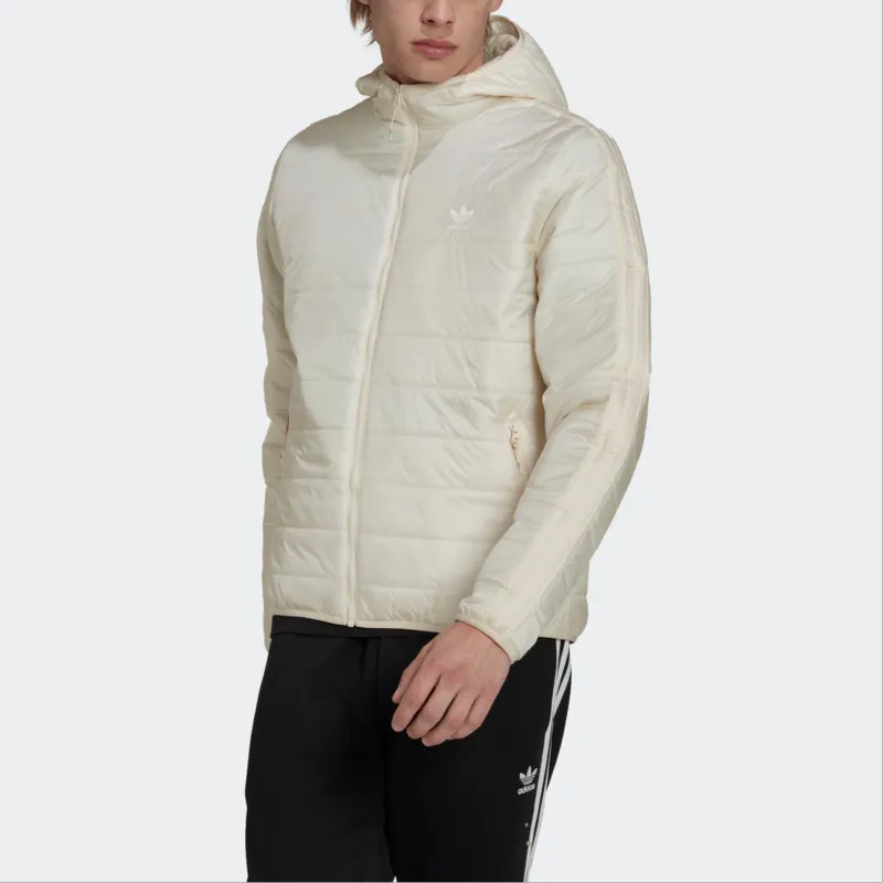 Adidas Originals Padded Hooded Puffer Jacket Puffer Jacket Men's Ecru-4