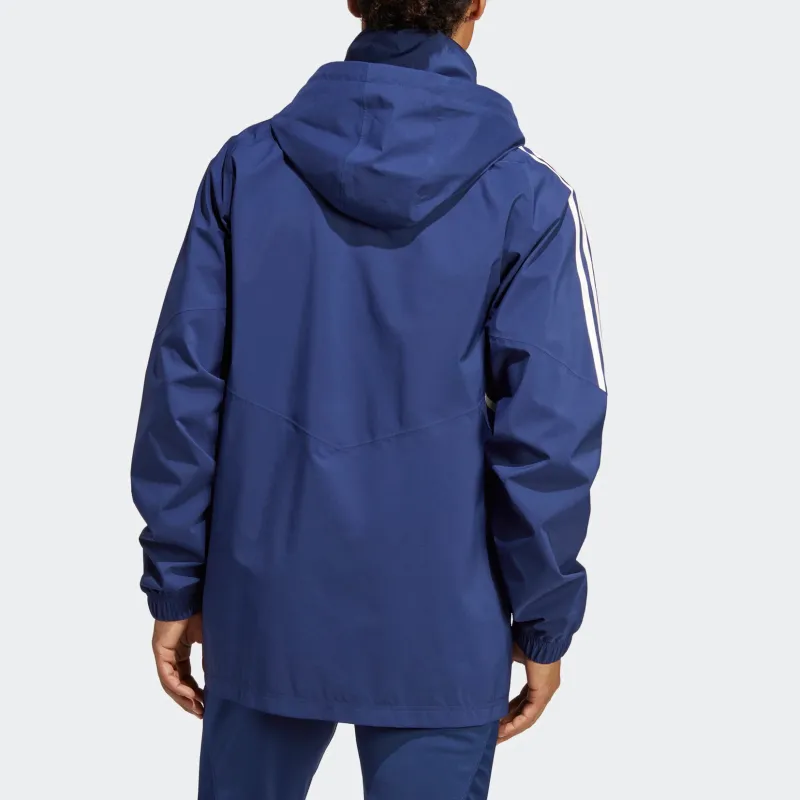 Adidas PerformanceItaly CONDIVO 22 RAIN JACKET Soccer Jerseys Men's Dark Blue-2