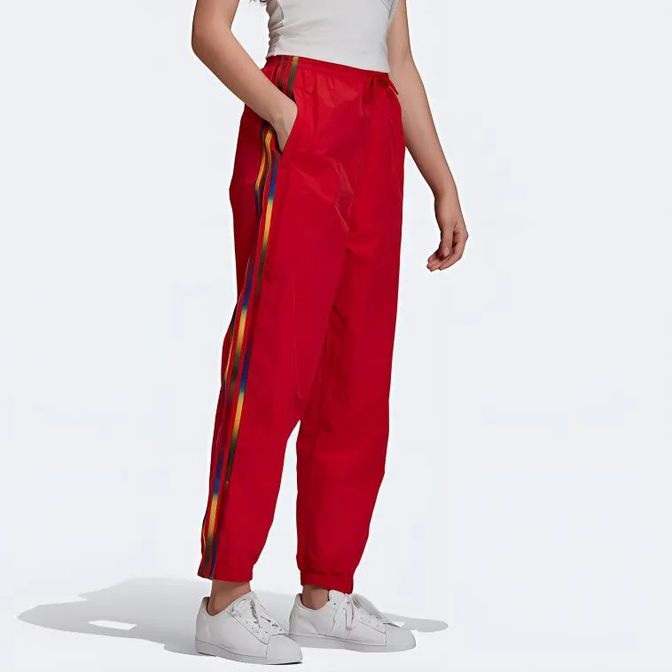 Adidas Originals TRACKPANTS Athletic Trousers Women's Red-3