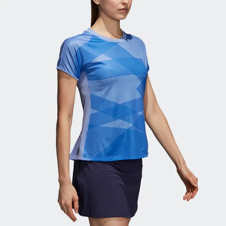 Adidas Badminton Clothing Women's Blue-2