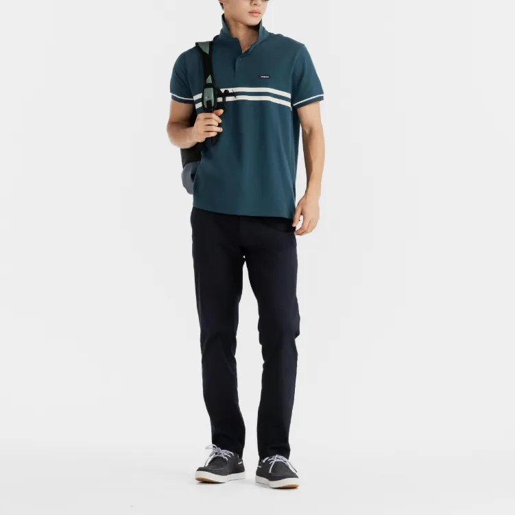 DECATHLON Polo Shirt Men's Blue-3