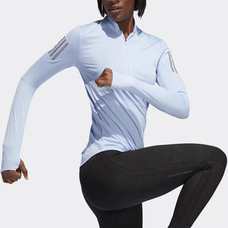 Adidas T-Shirts Women's Blue-4