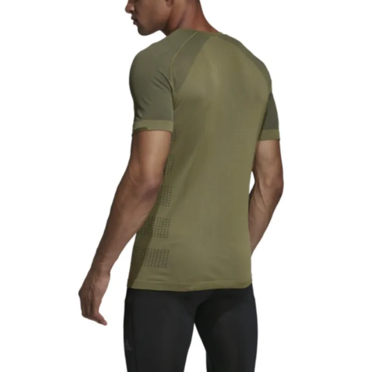 Adidas T-Shirt Men's Original Khaki/Legend Wisteria-2