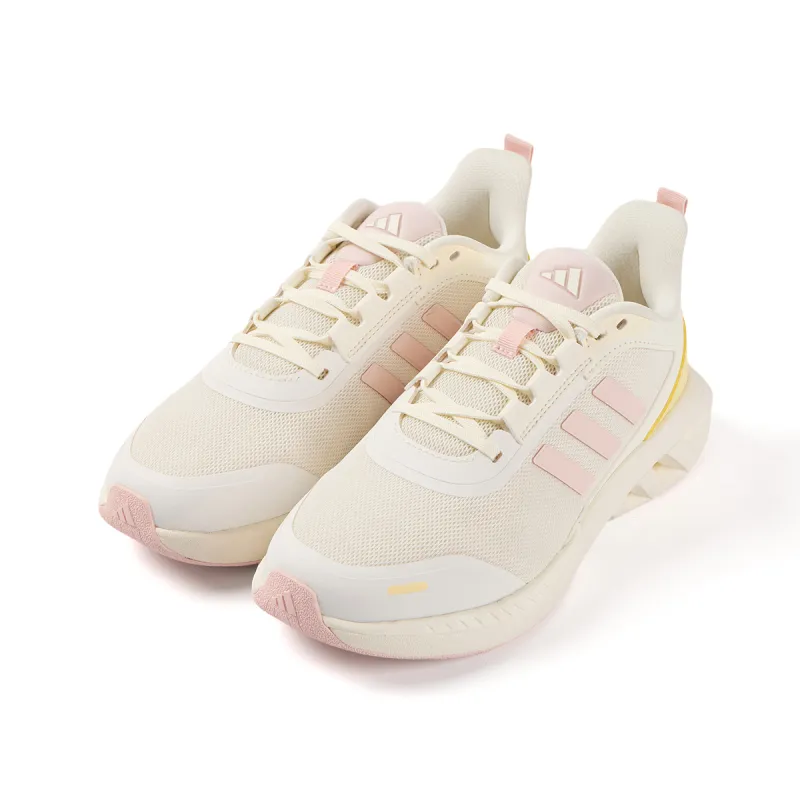 Adidas ALL DAY POWER Cushioning Wear Resistant Low Top Casual Running Shoes Women's Beige Pink-2