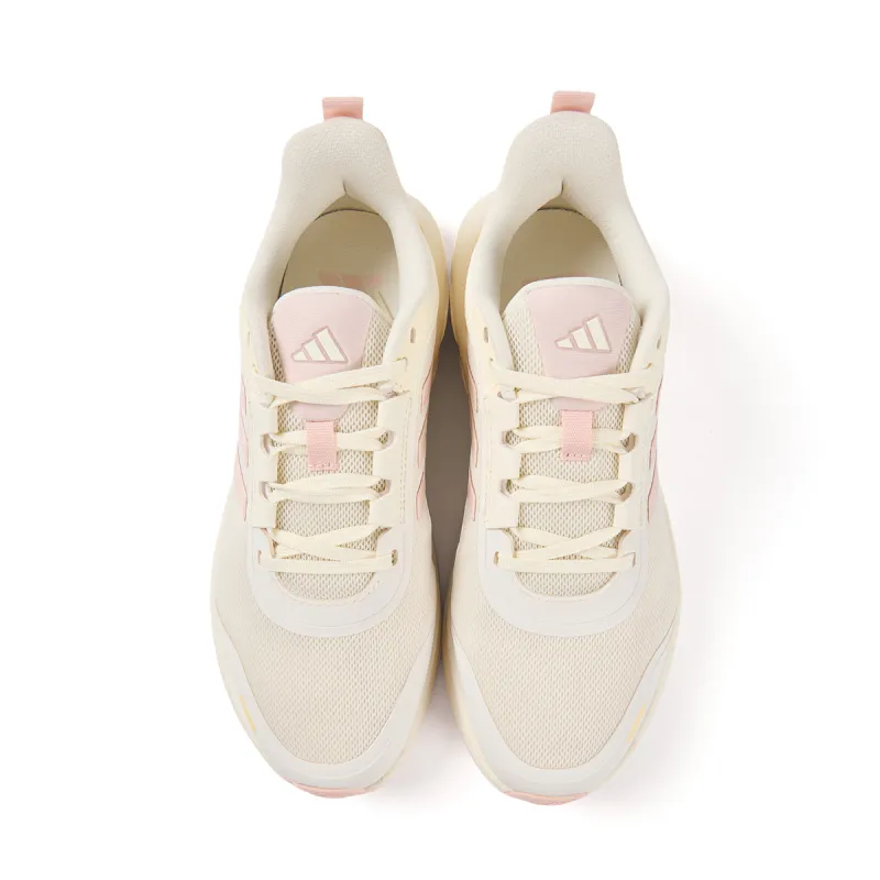 Adidas ALL DAY POWER Cushioning Wear Resistant Low Top Casual Running Shoes Women's Beige Pink-3
